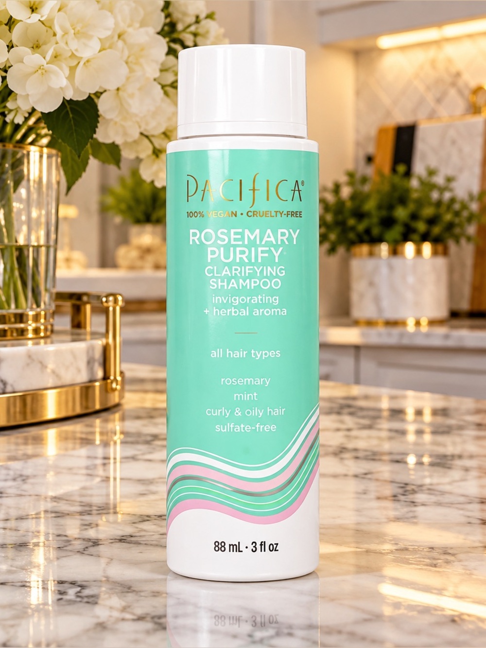 🌿 Pacifica Rosemary Purify Clarifying Shampoo | FULL SIZE 12 oz NEW